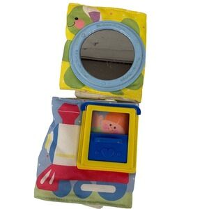 Fisher-Price Crib Wrap Around Vintage Sensory Toy Mirror Peek-a-boo Train 80s 90